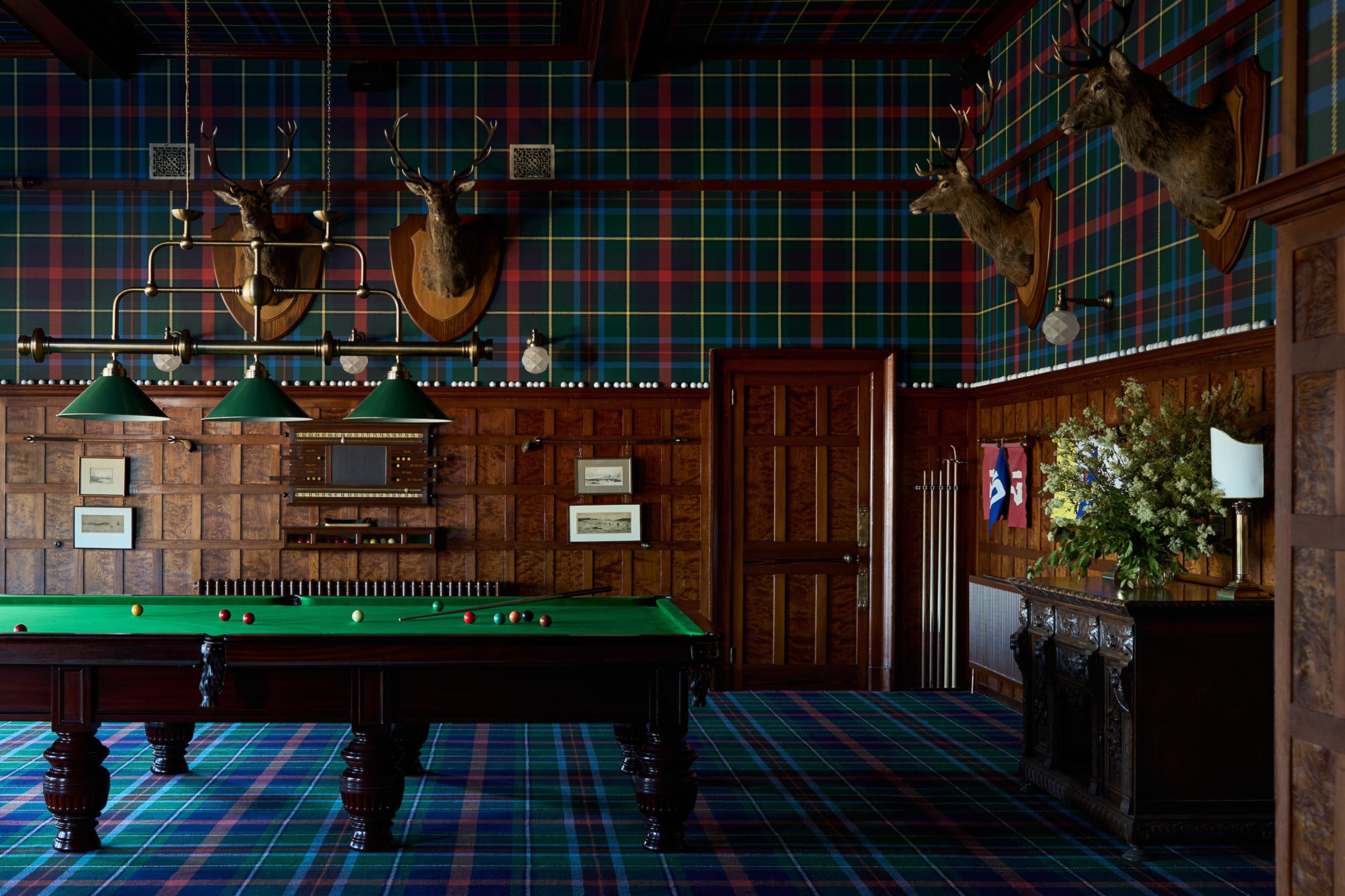 Dornoch Station 호텔 외부 사진 The billiard room